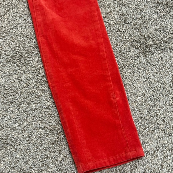 NWT Pilcro High-Rise Skinny Ankle Jeans Red Cotton Elastane Women's Size 31T - Picture 5 of 12